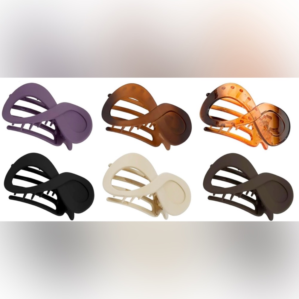 Curved Hair Claw Clip